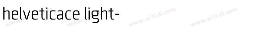 helveticace light字体转换
